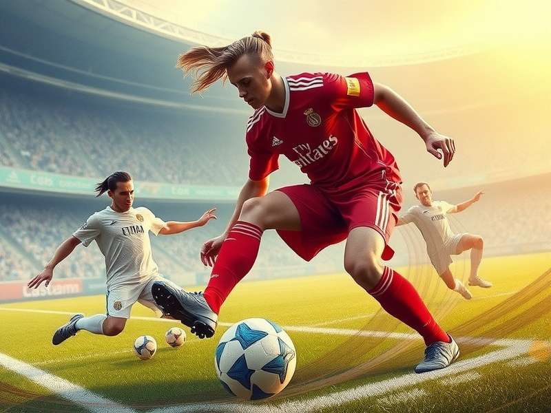 Football Strike gameplay screenshot showing a player taking a free kick