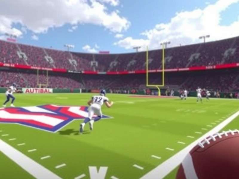 NFL Football Strike gameplay screenshot showing passing mechanics