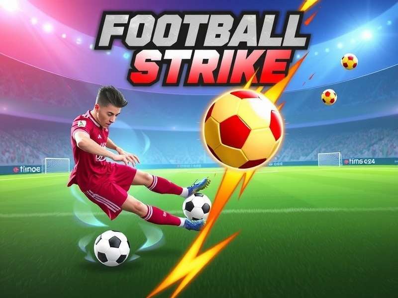 Football Strike gameplay screenshot showing a penalty kick