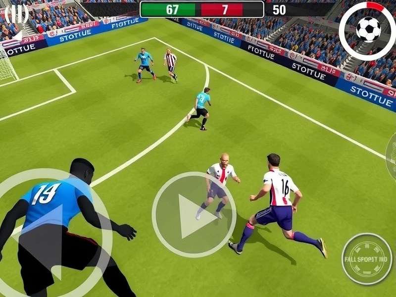 Football Strike Mod Apk 2025 gameplay screenshot showing unlocked features