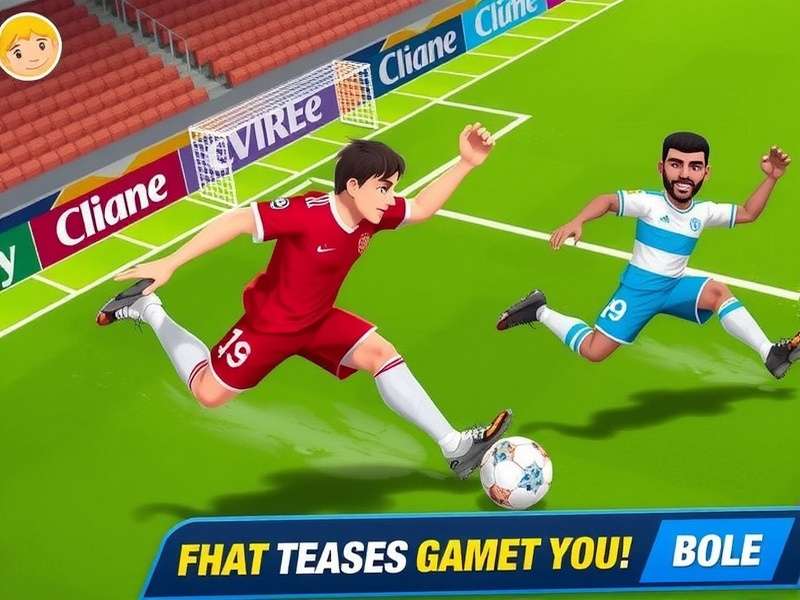 Friends playing Football Strike online on mobile phones