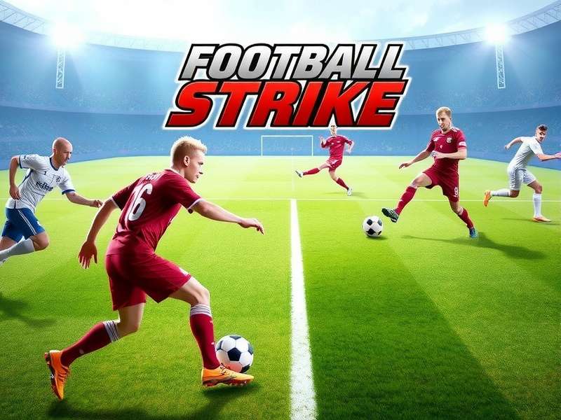 Football Strike gameplay screenshot showing a penalty shootout