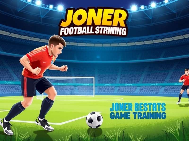 Professional football striker training session with coach Joner