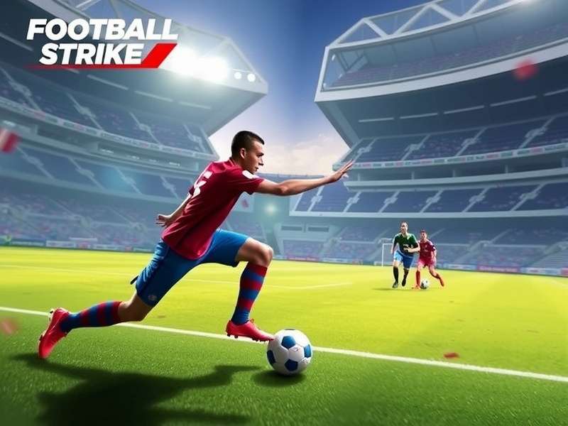 Football Strike game screenshot showing realistic graphics and gameplay