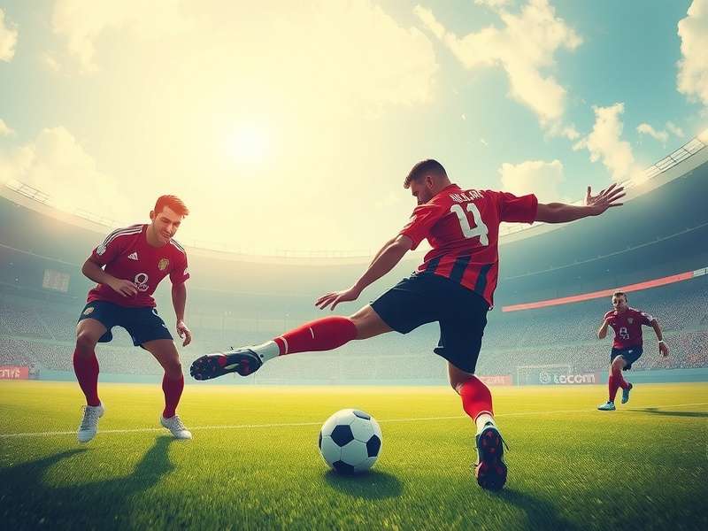 Football Strike YouTube content creation setup with mobile gameplay and editing screen