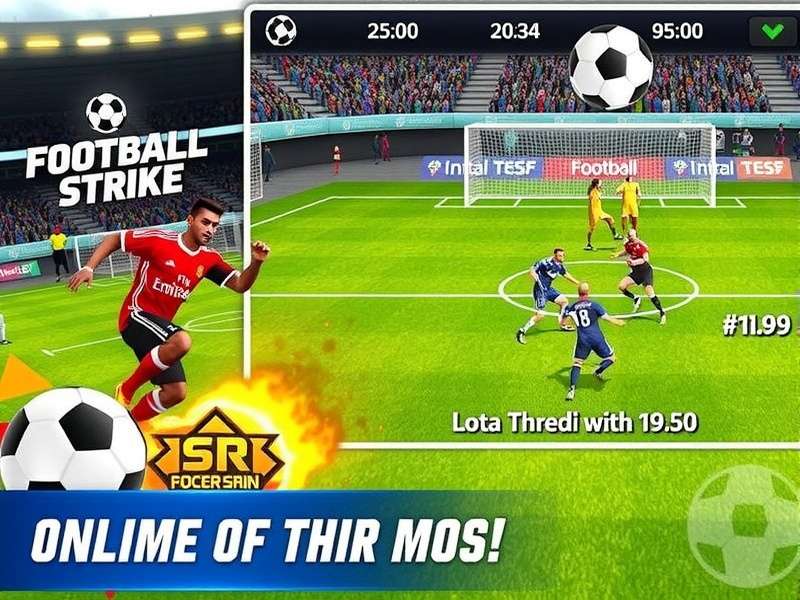 Football Strike gameplay screenshot showing penalty shootout