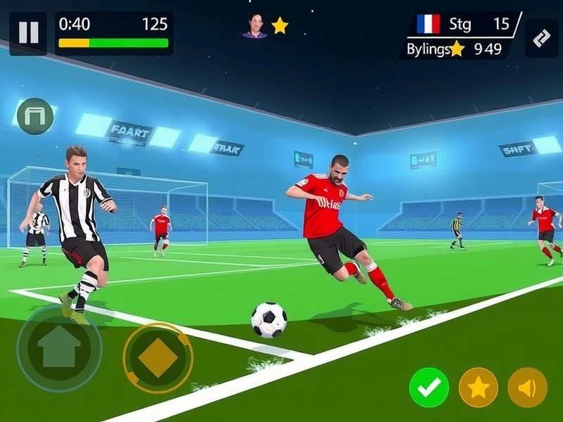 Football Strike PC gameplay screenshot showing realistic graphics