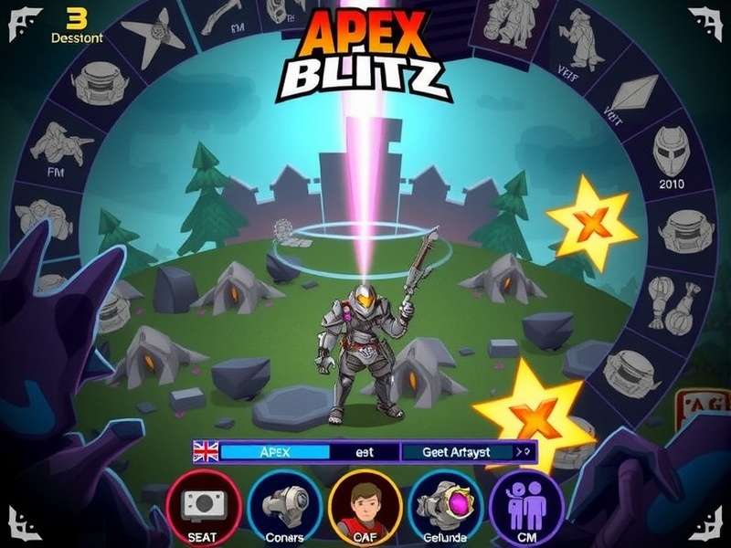 Apex Blitz Hero Football Strike heatmap showing key scoring zones and player positioning data from Indian servers