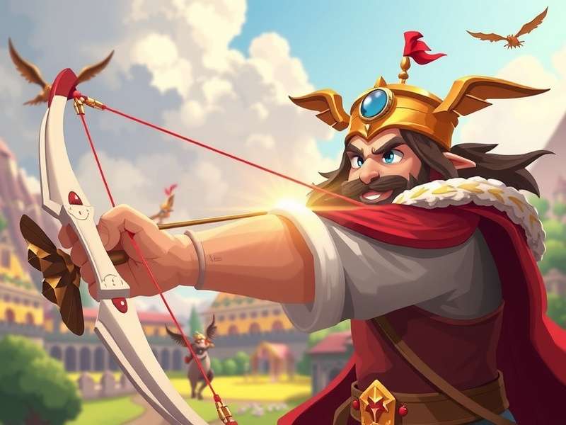 Archery King Royal – Indian archer taking aim at the royal tournament grounds