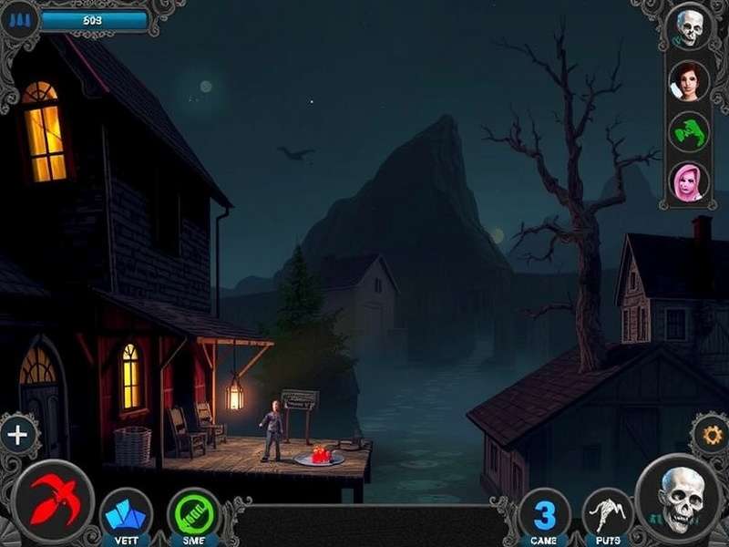 Asylum Dark Descent — dark football arena with glowing strike zone