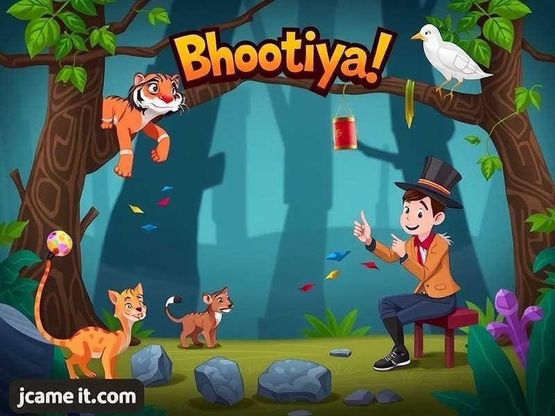 Bhootiya Jungle Football Strike arena – virtual football stadium in Indian wilderness setting