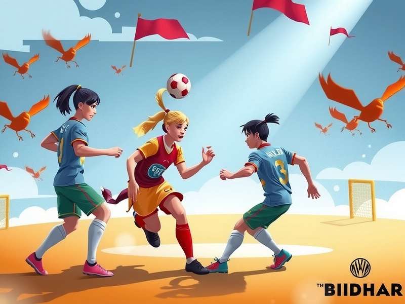 Bihar Football Buds playing Football Strike on mobile in Patna