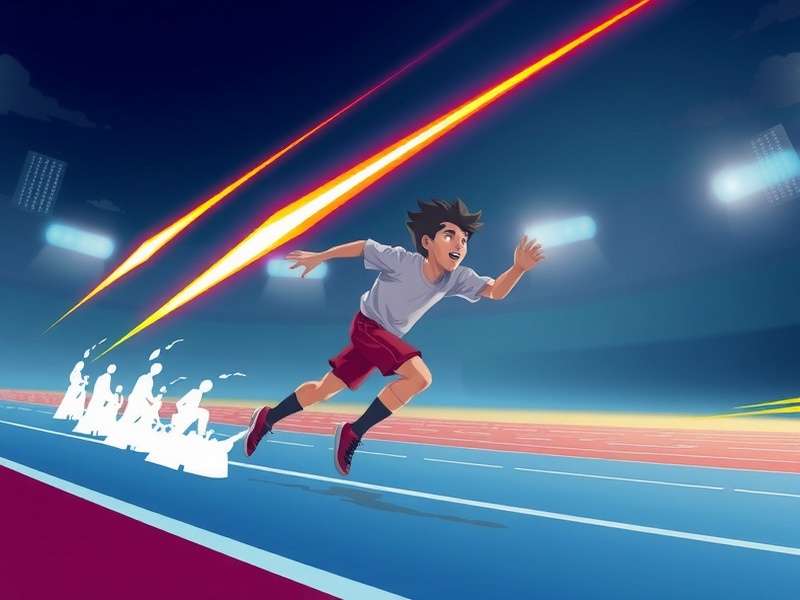 Bolt Sprint action in Football Strike game